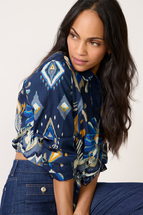 Kayla Tie Front Shirt