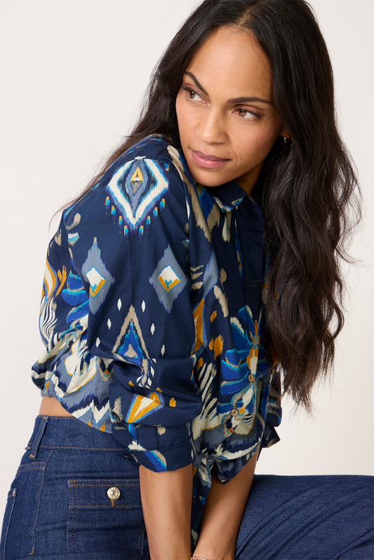 Kayla Tie Front Shirt