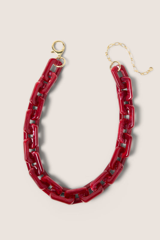 Kendra Resin Link Necklace