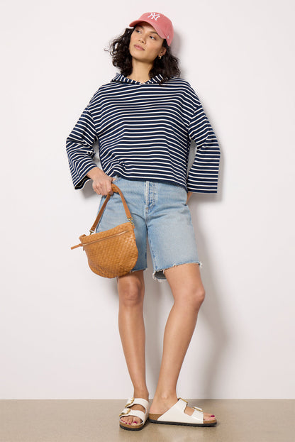 Mia Stripe Hoodie