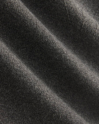 Knit Tube Top | Heathered Soot