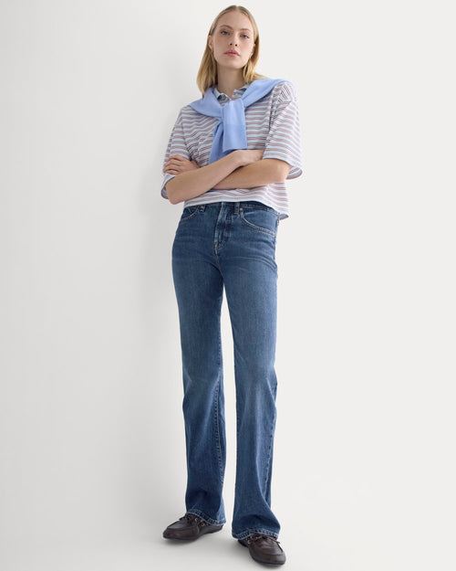 High-Rise Slim Bootcut Jean | Dark Indigo
