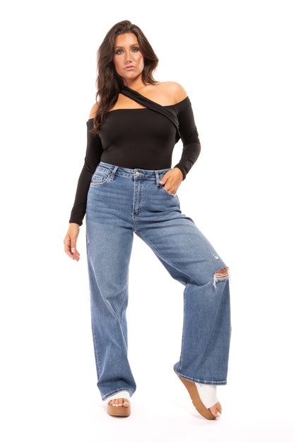Girls Night Out Women's Long Sleeve Bodysuit