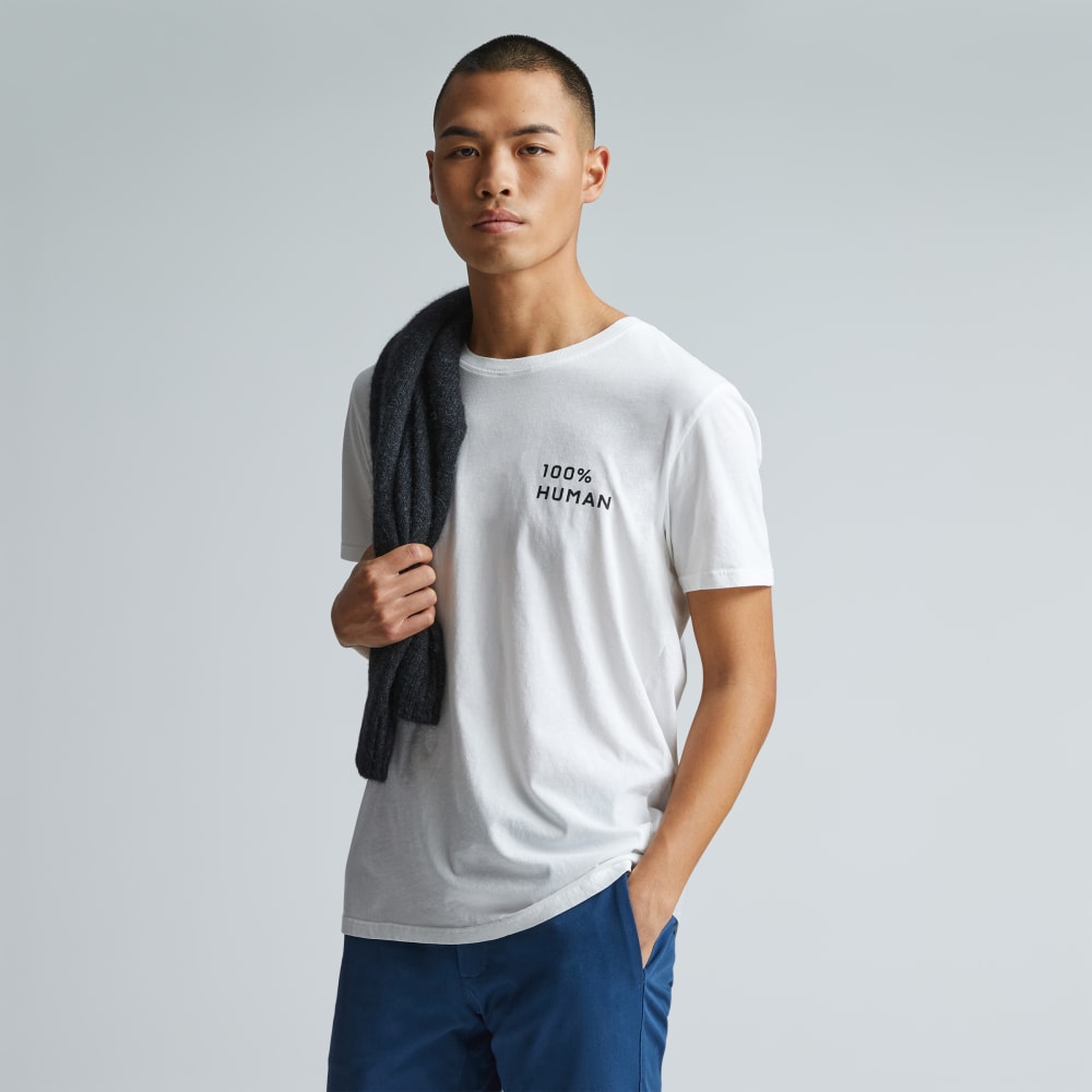 The 100% Human® Crew | White