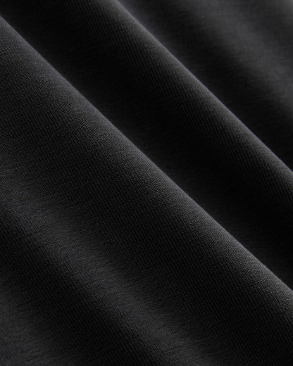 Midi Tee Dress in Butterknit | Black
