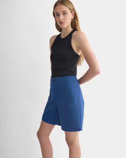 Side-Panel Tailored Short | Estate Blue