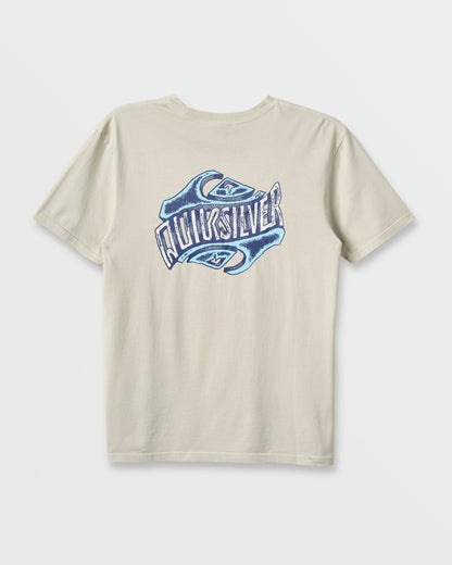 Three Deeppigment Dye T-Shirt - Moonstruck