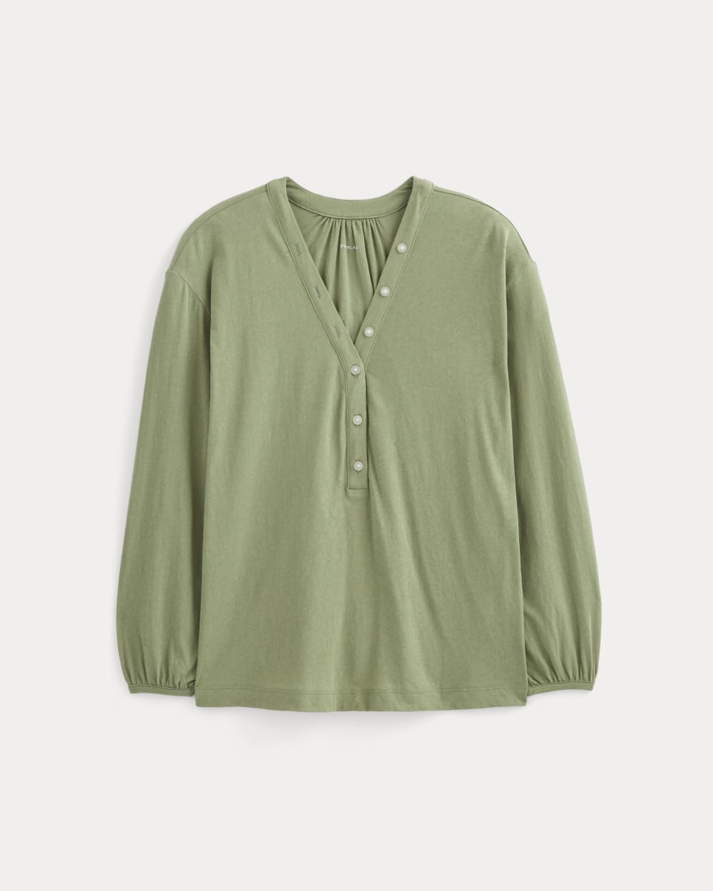 The Air V-Neck Henley | Sagebrush