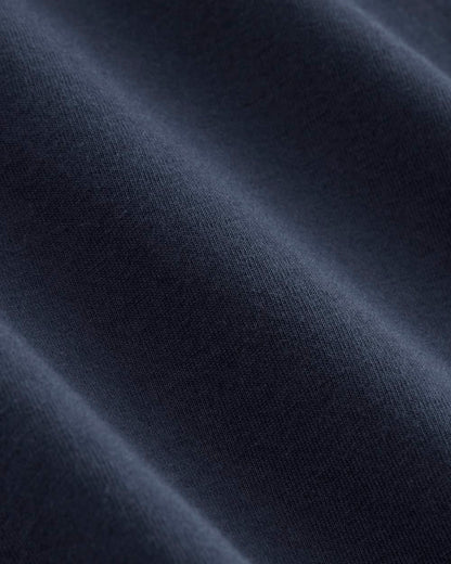 The Box-Cut Tee in Essential Cotton | Navy | Pocket