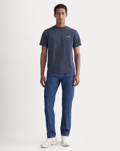 Everlane x Peace & Quiet Graphic Logo Tee |  Navy