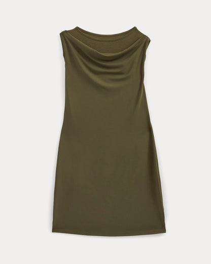 Cowl Neck Mini Dress | Beech